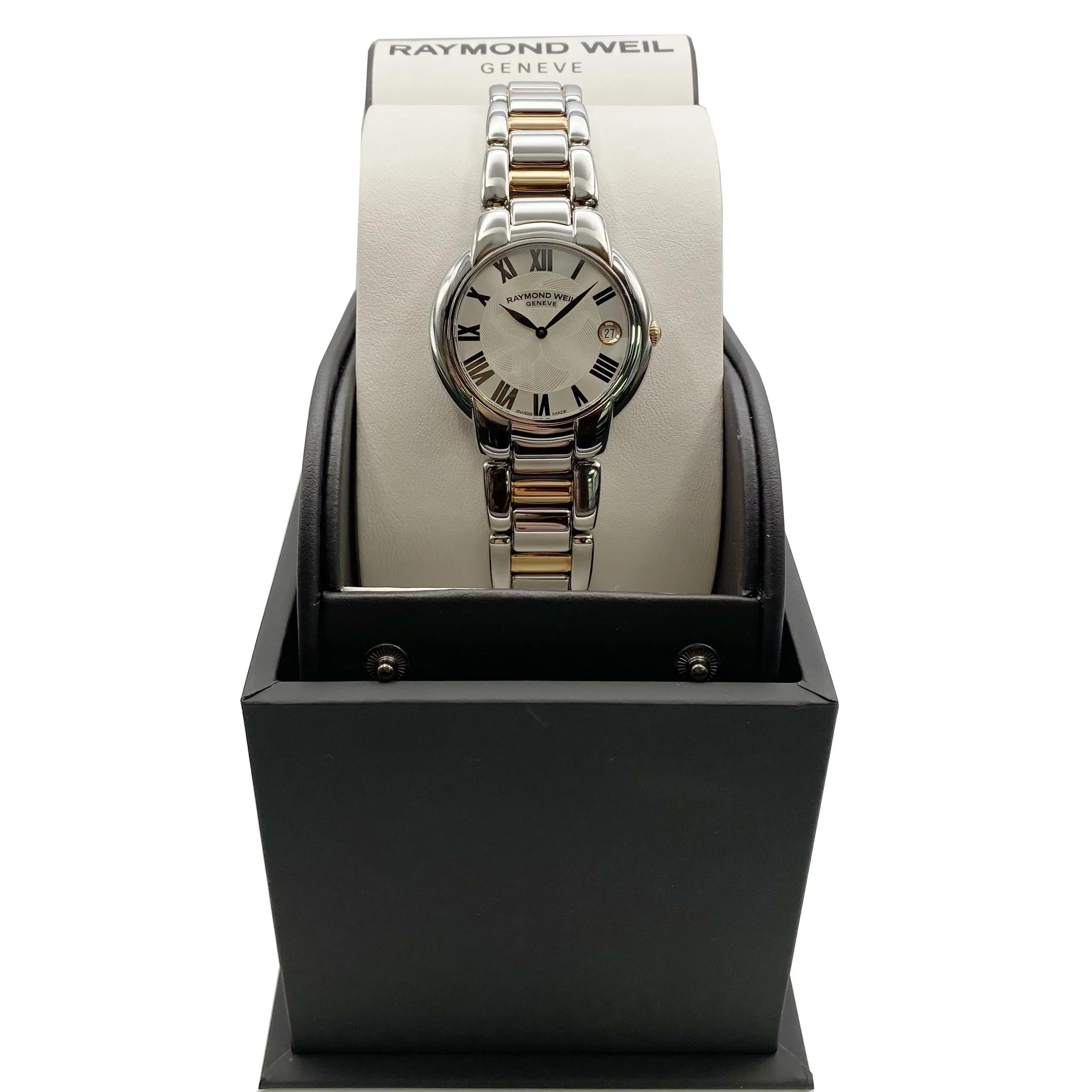 Raymond Weil Jasmine 35mm Steel Rose Gold Silver Dial Ladies 