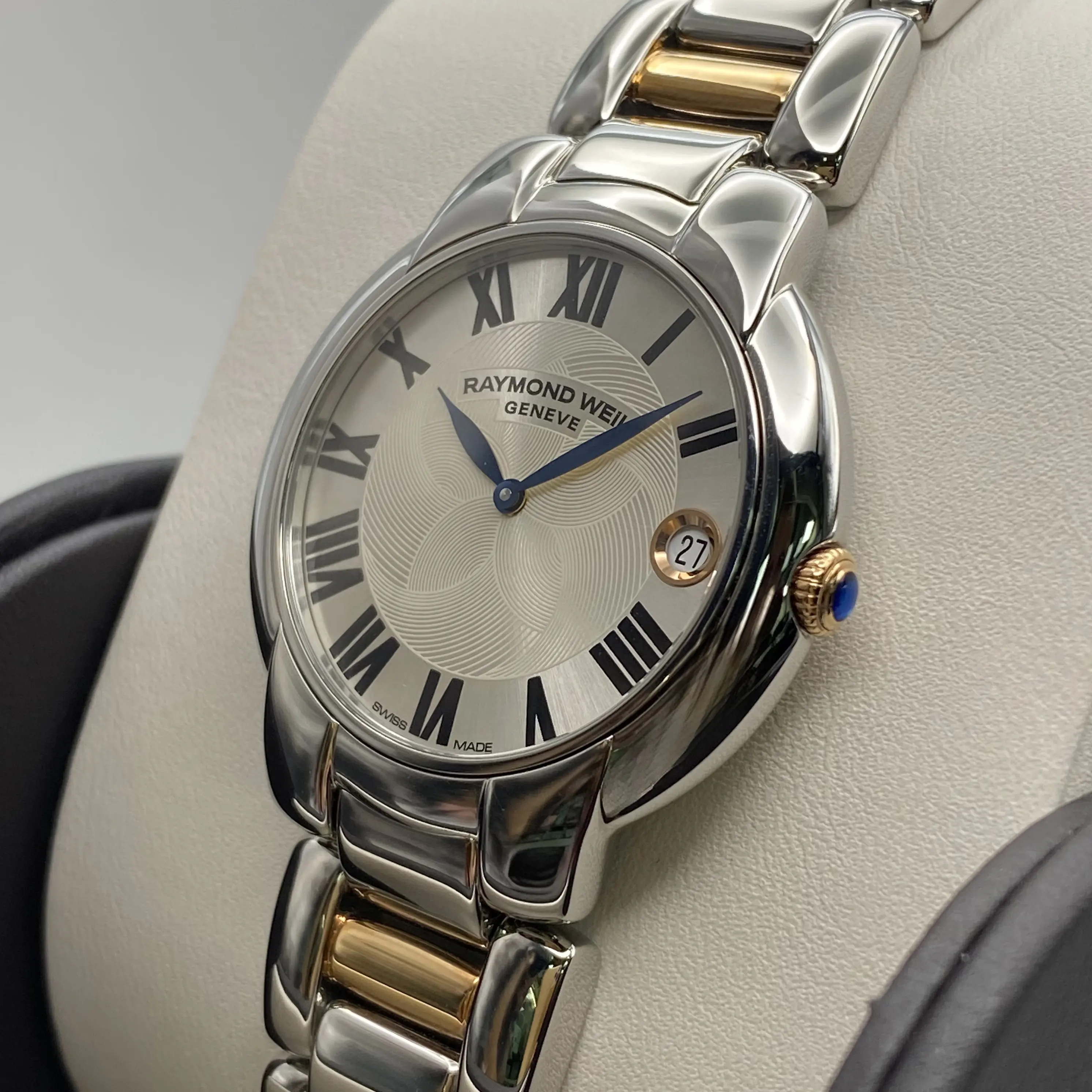 Raymond Weil Jasmine 35mm Steel Silver Dial Quarts Ladies Watch