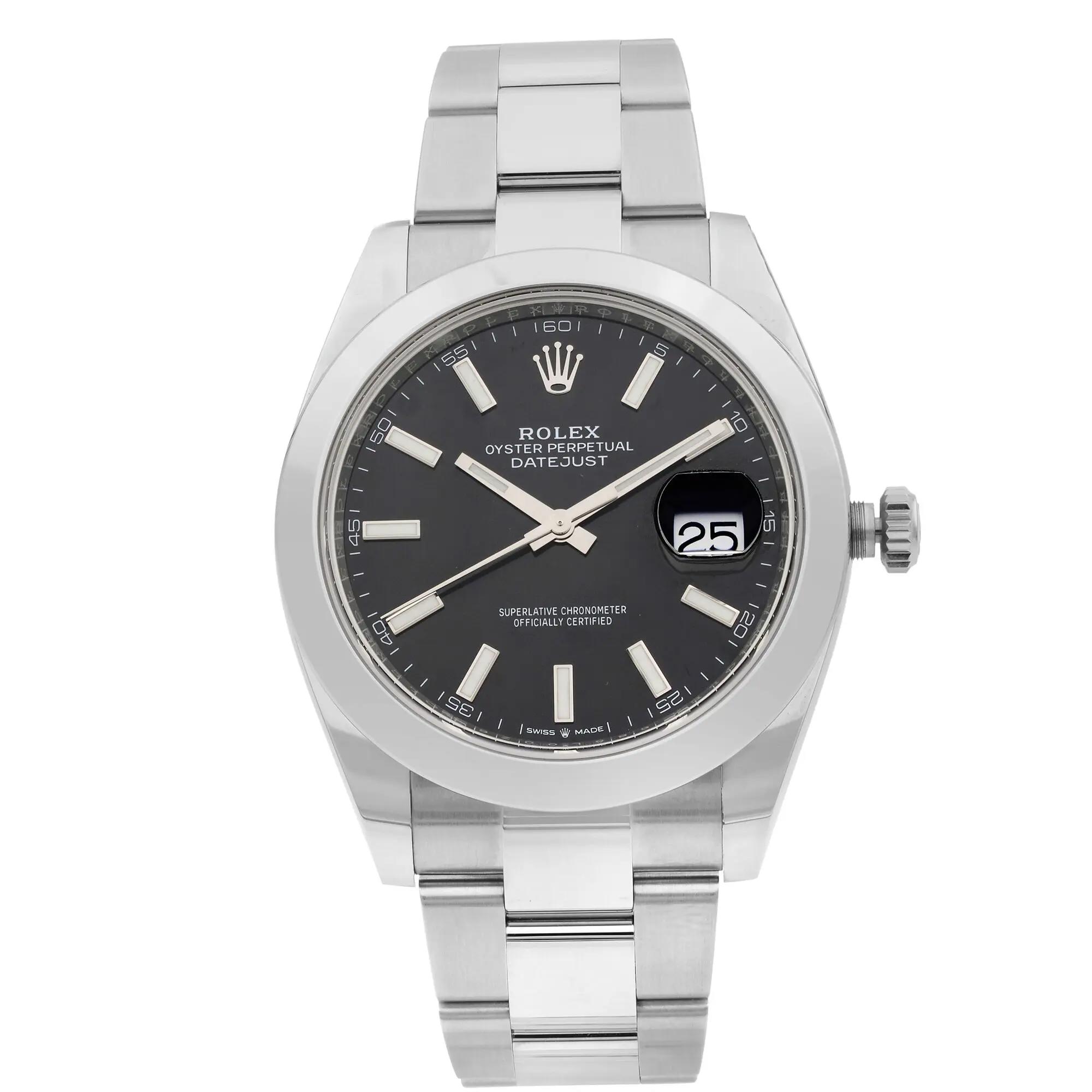 1ère image de Rolex Rolex Datejuste 126300 Montre à bracelet, condition attenale