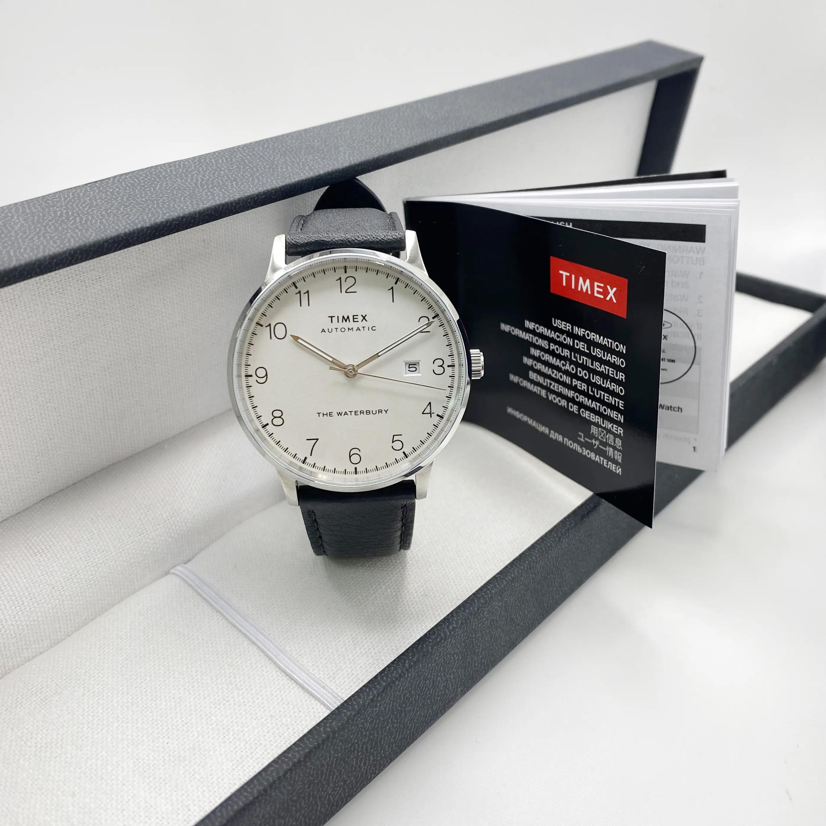 Timex Waterbury 40mm Stainless Steel White Dial Automatic