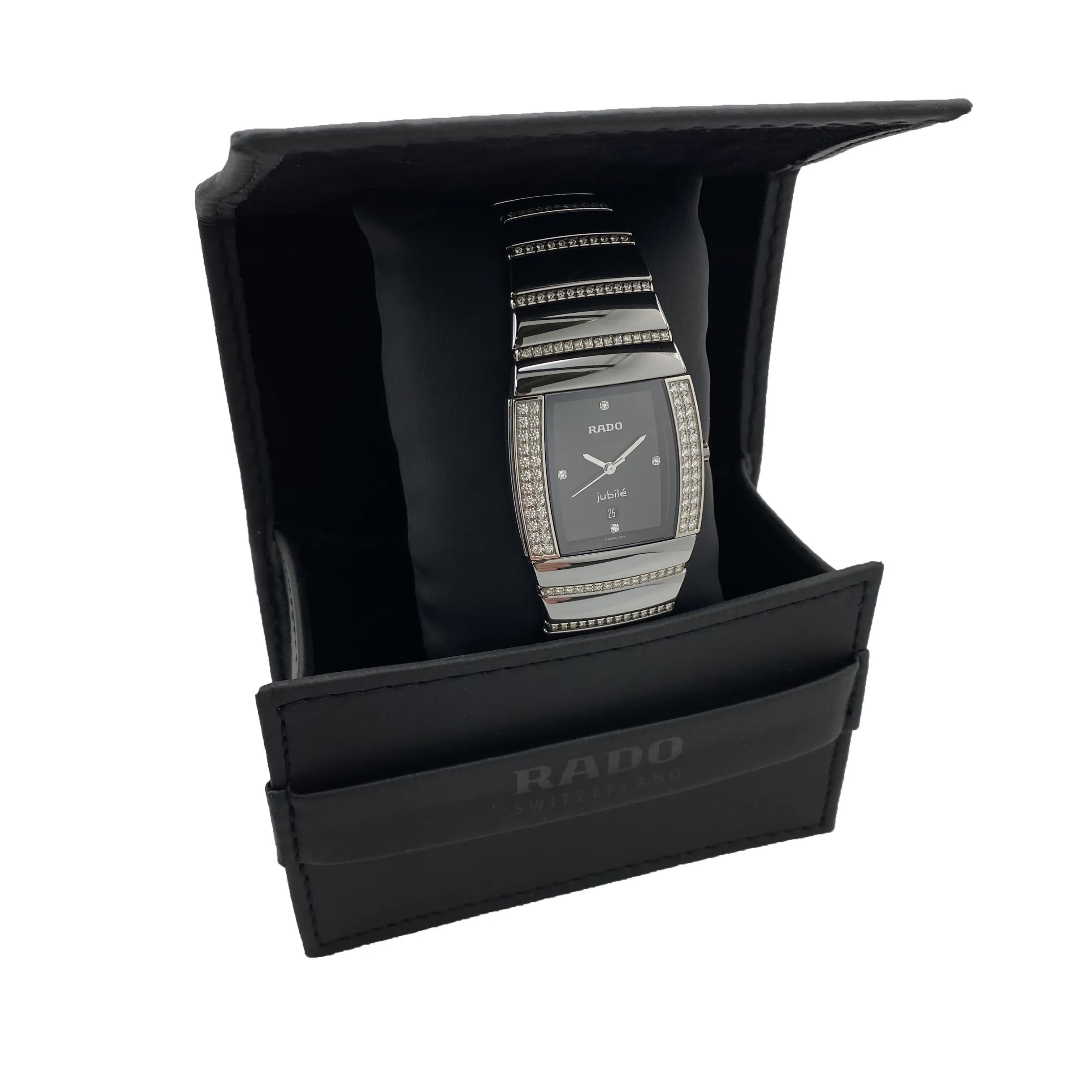 Rado Sintra Jubile Ceramic Diamond Black dial women’s watch. Rado Sintra Jubile Ceramic Diamond Black Dial Quartz Ladies  main image 4