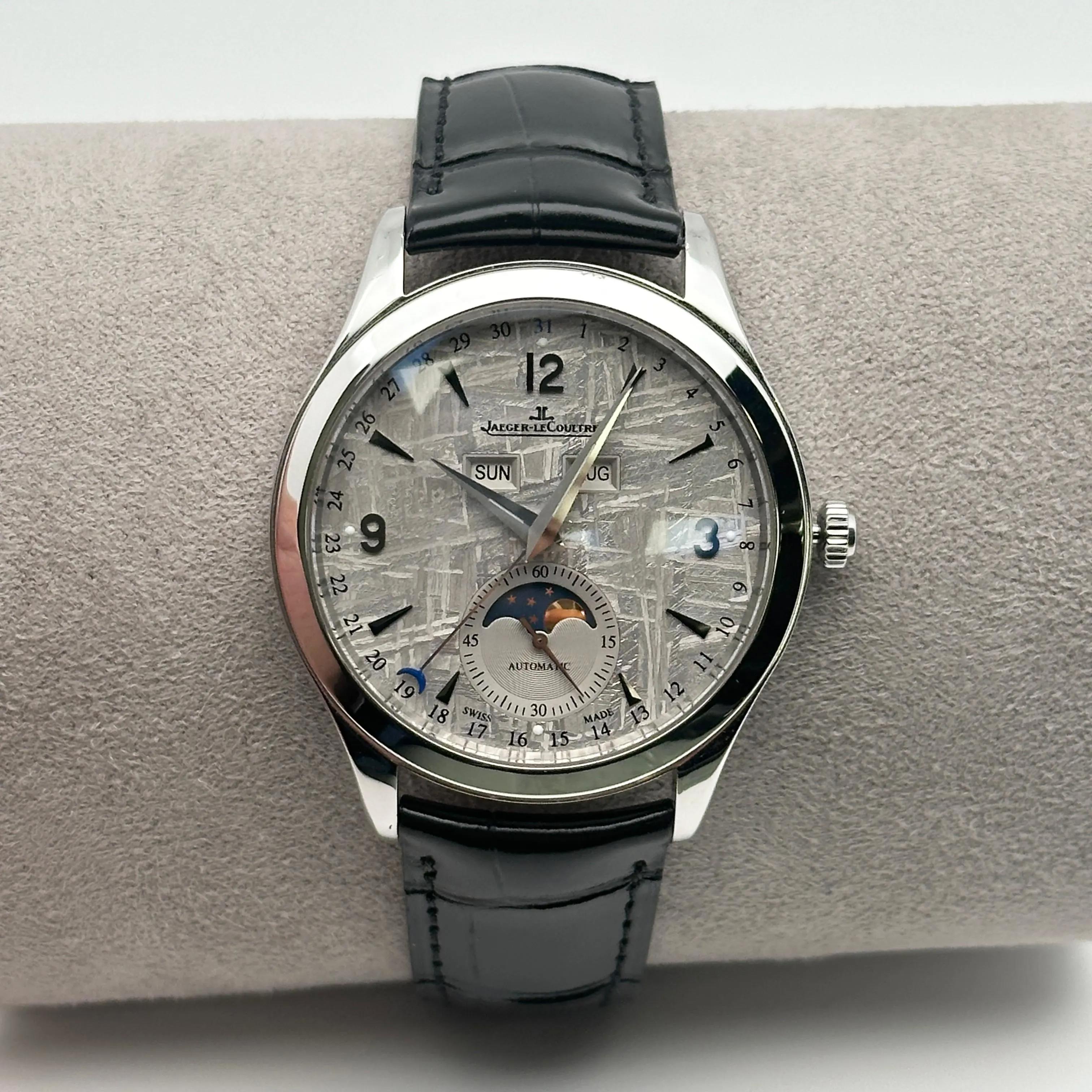 Jaeger Lecoultre Master Calendar Steel Meteorite Automatic Mens