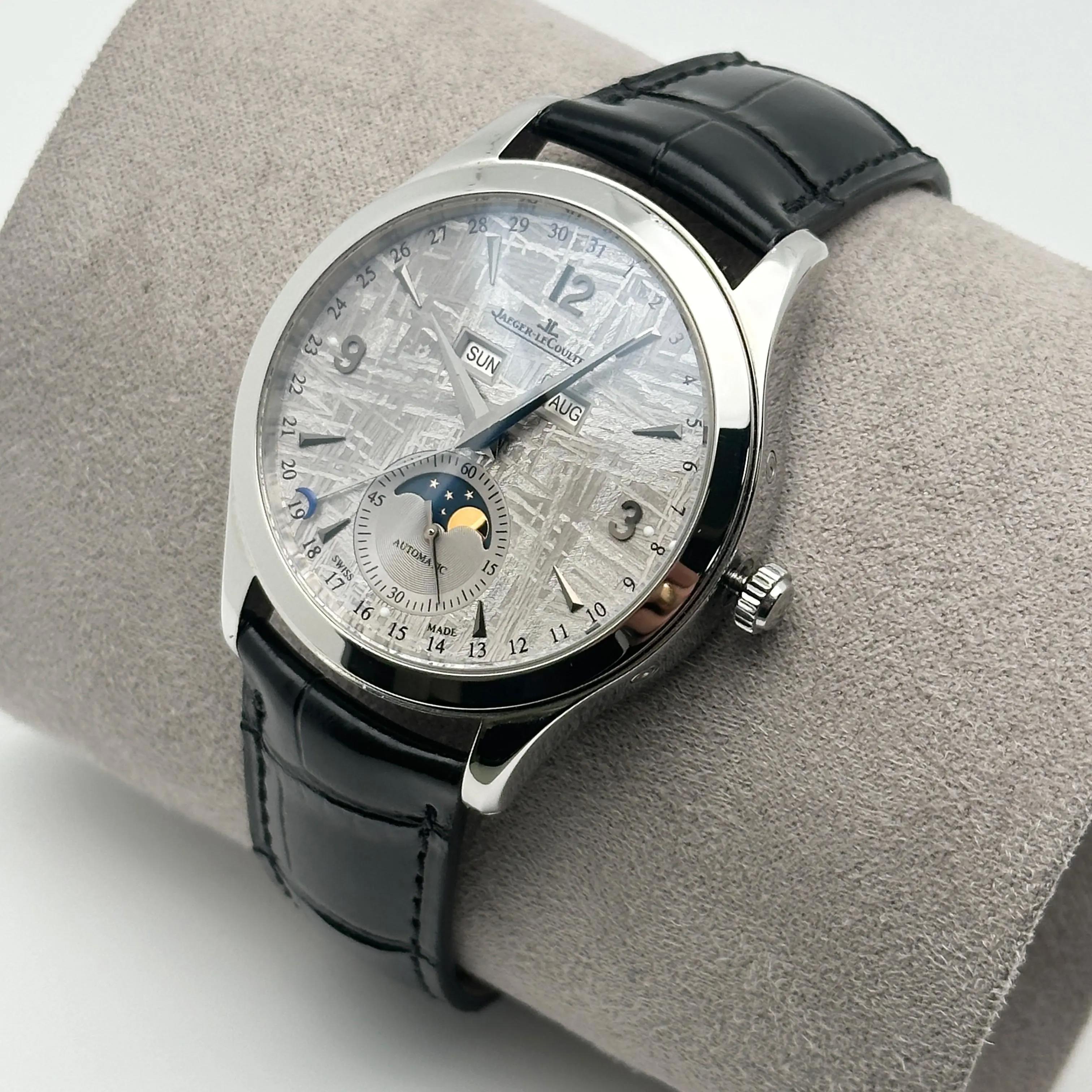 Jaeger Lecoultre Master Calendar Steel Meteorite Automatic Mens