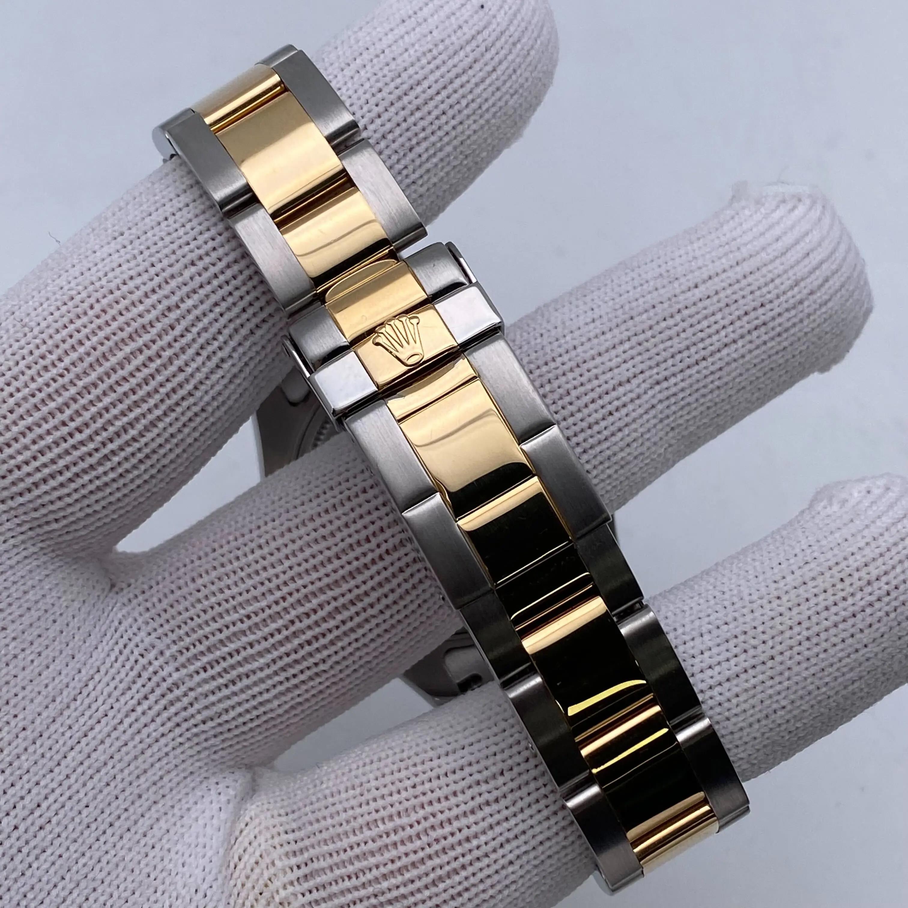 Rolex Yacht-Master 35mm 68623 Midsize Steel 18K Yellow Gold Blue
